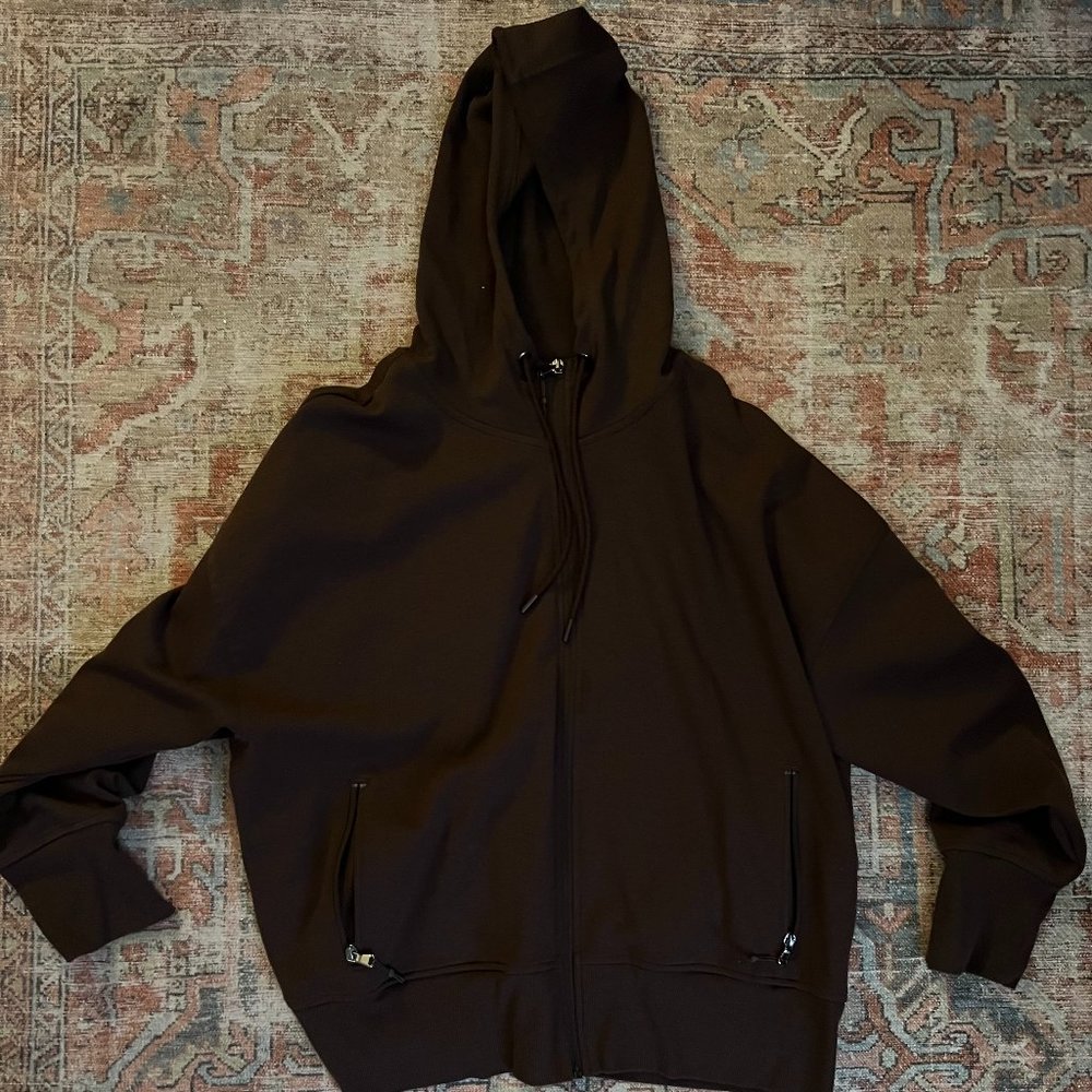 Old Navy Brown Active Dynamic Fleece Zip Hoodie